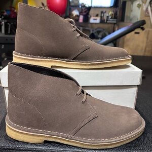 Clarks Brown Suede Desert Boot